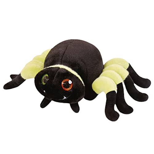 Firulab Peluche araña - Muñeco Peluche araña simulación Suave,Fuzzy Cuddly Animals Spider Toy para niños y Adultos, Almohada para Coche, decoración del hogar