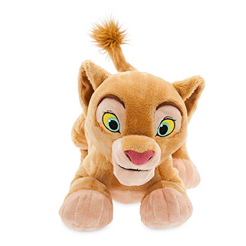 Disney Store: Peluche de Nala, El Rey león, 42 cm, Peluche en un Tejido Suave al Tacto con Detalles Bordados y Pose juguetona, Adecuado para Todas Las Edades