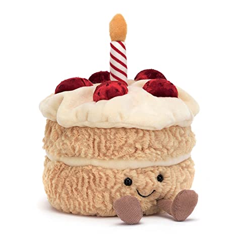 Jellycat Divertida decoración de peluche coleccionable para tarta de cumpleaños