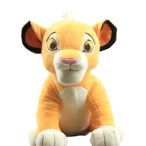 Juguete de peluche de león de 3 uds de Nala y su hermano Sinba, juguete de peluche de león Animal, muñeco de león de simulación for el rey del león (Color : A, Size : 26cm/10.6IN)