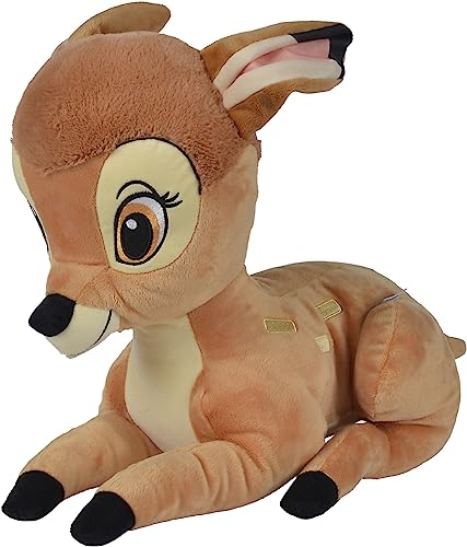 Simba 6315877012 Disney Animals Bambi, 40 cm, Peluche a Partir de los Primeros Meses de Vida