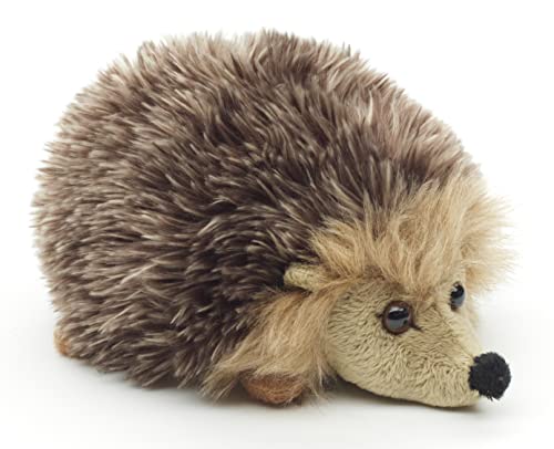 Uni-Toys - Erizo Gris-marrón - 15 cm (Longitud) - Animal del Bosque - Peluche de Peluche.