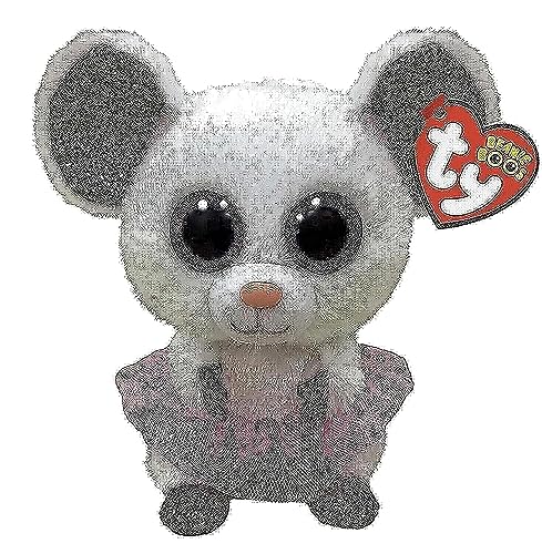 Ty UK Ltd- Nina Mouse with Tutu Beanie Boo Peluche, Multicolor (36365)